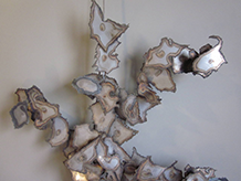 Jere Styled Brutalist Metal Wall Sculpture